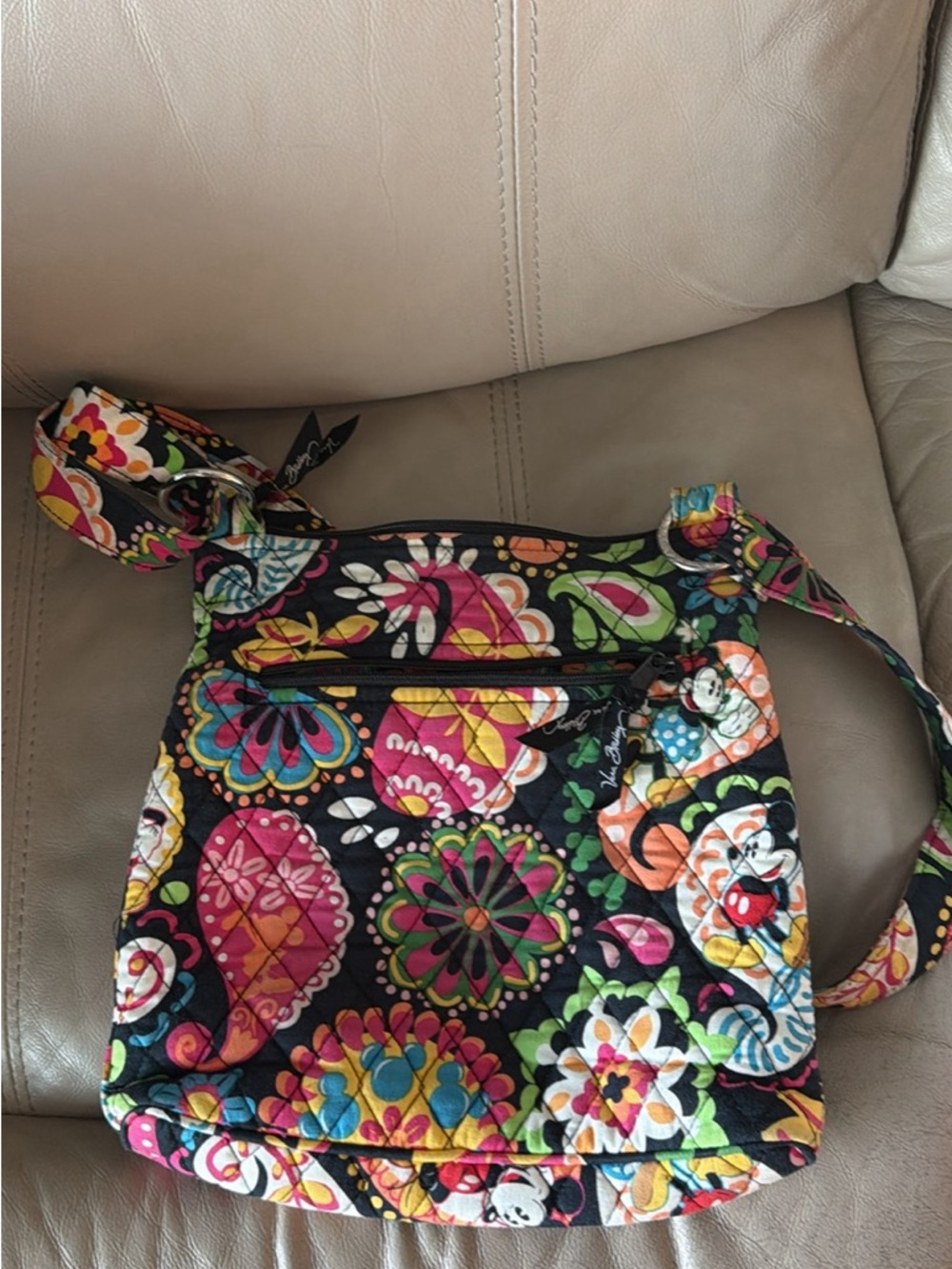 Vera Bradley Quilted Floral Crossbody Bag in Multicolor